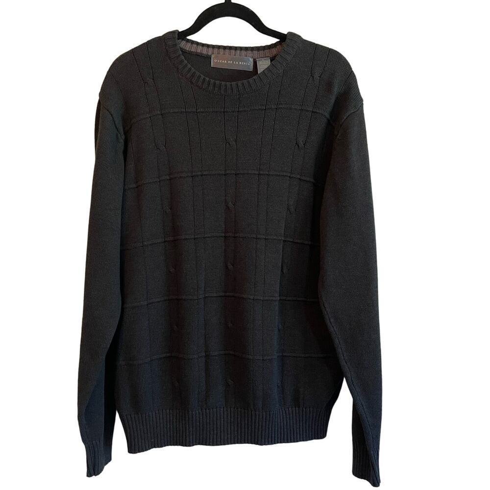 Oscar De La Renta Knit Sweater Pullover Men's Sz XL